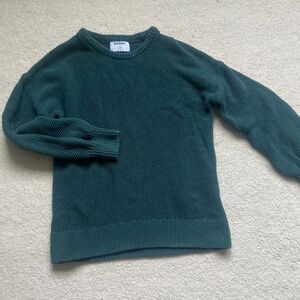Old Navy teal oversized sweater, size medium